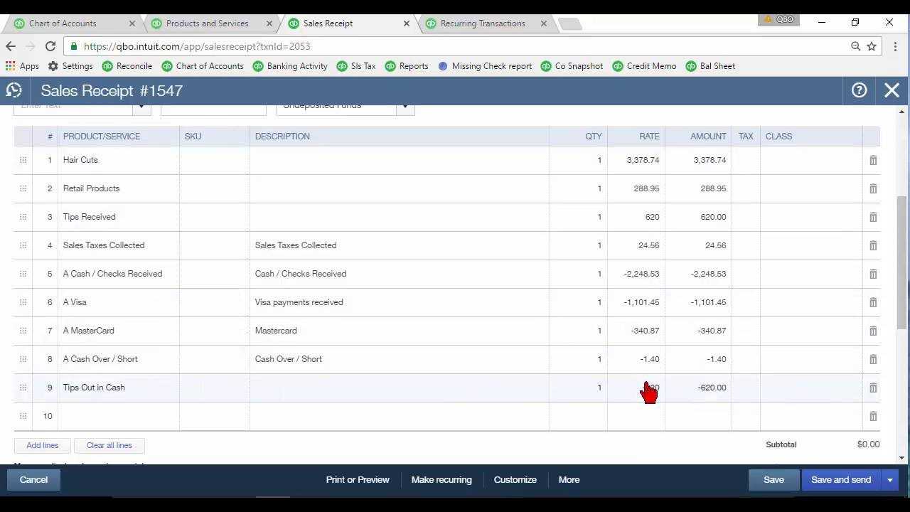 Daily Sales Summary In Quickbooks Online In Quick Book Reports Templates