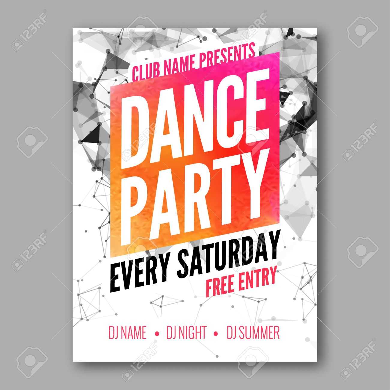 Dance Flyer Template – Calep.midnightpig.co With Dance Flyer Template Word