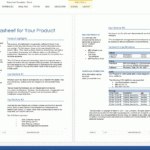 Datasheet Templates (2 X Ms Word) – Templates, Forms in Datasheet Template Word