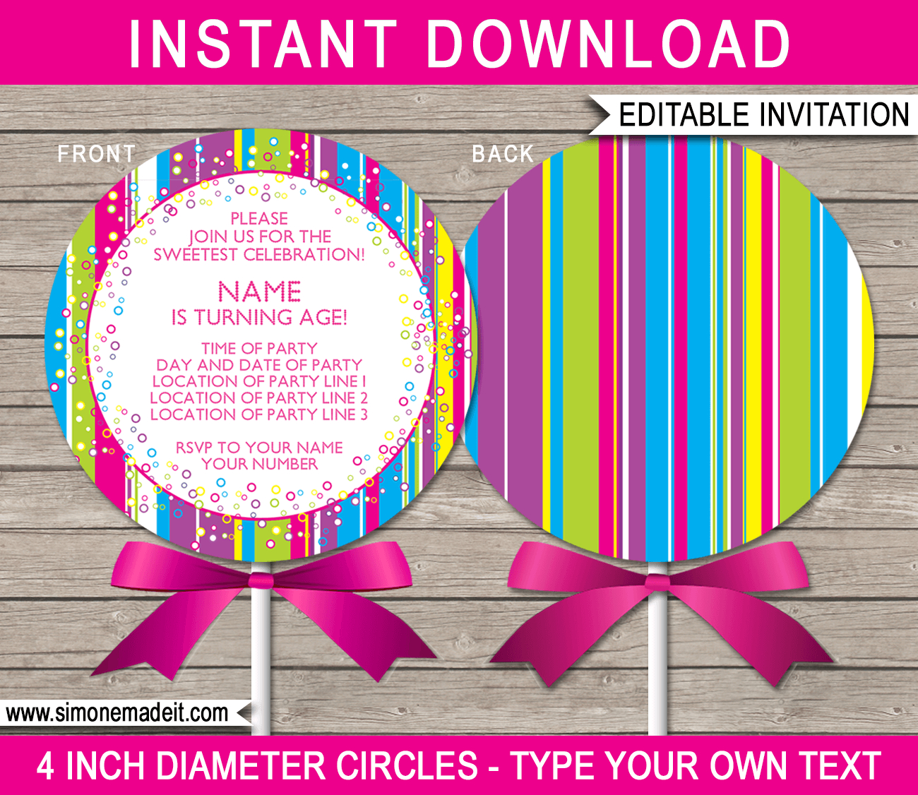 De0E7 Candyland Invitation Template | Wiring Resources With Regard To Blank Candyland Template