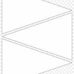 Delicate Printable Pennant Banner Template Free | Coleman Blog intended for Triangle Banner Template Free