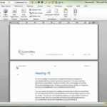 Demonstration Of Word Report Template Regarding It Report Template For Word