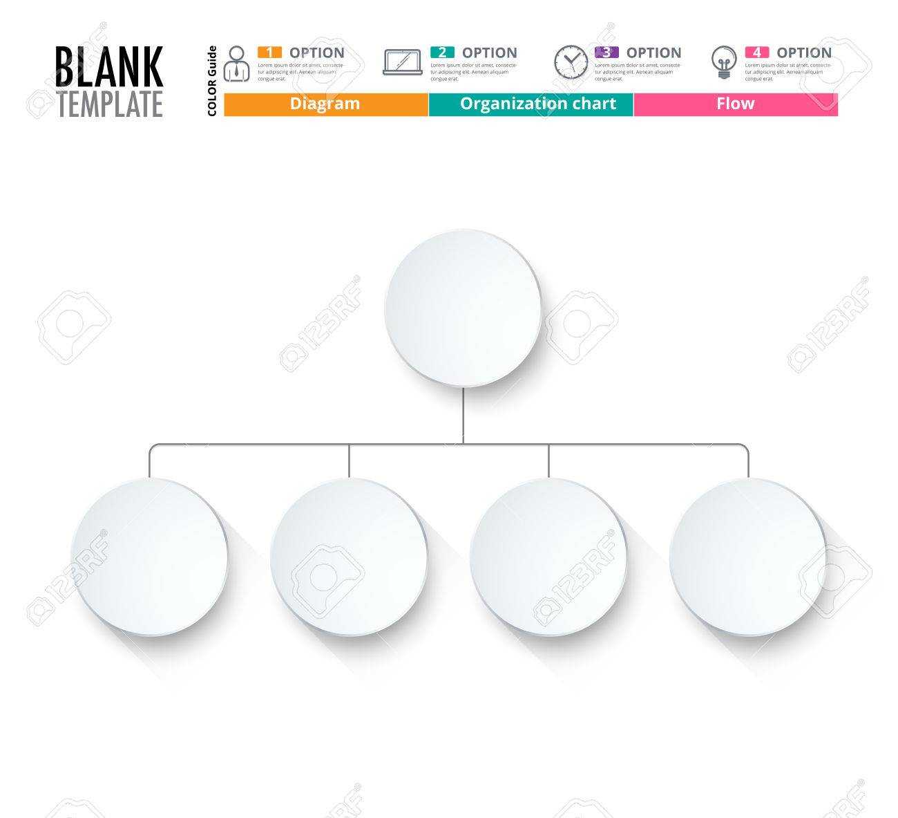Diagram Template, Organization Chart Template. Flow Template,.. Pertaining To Free Blank Organizational Chart Template