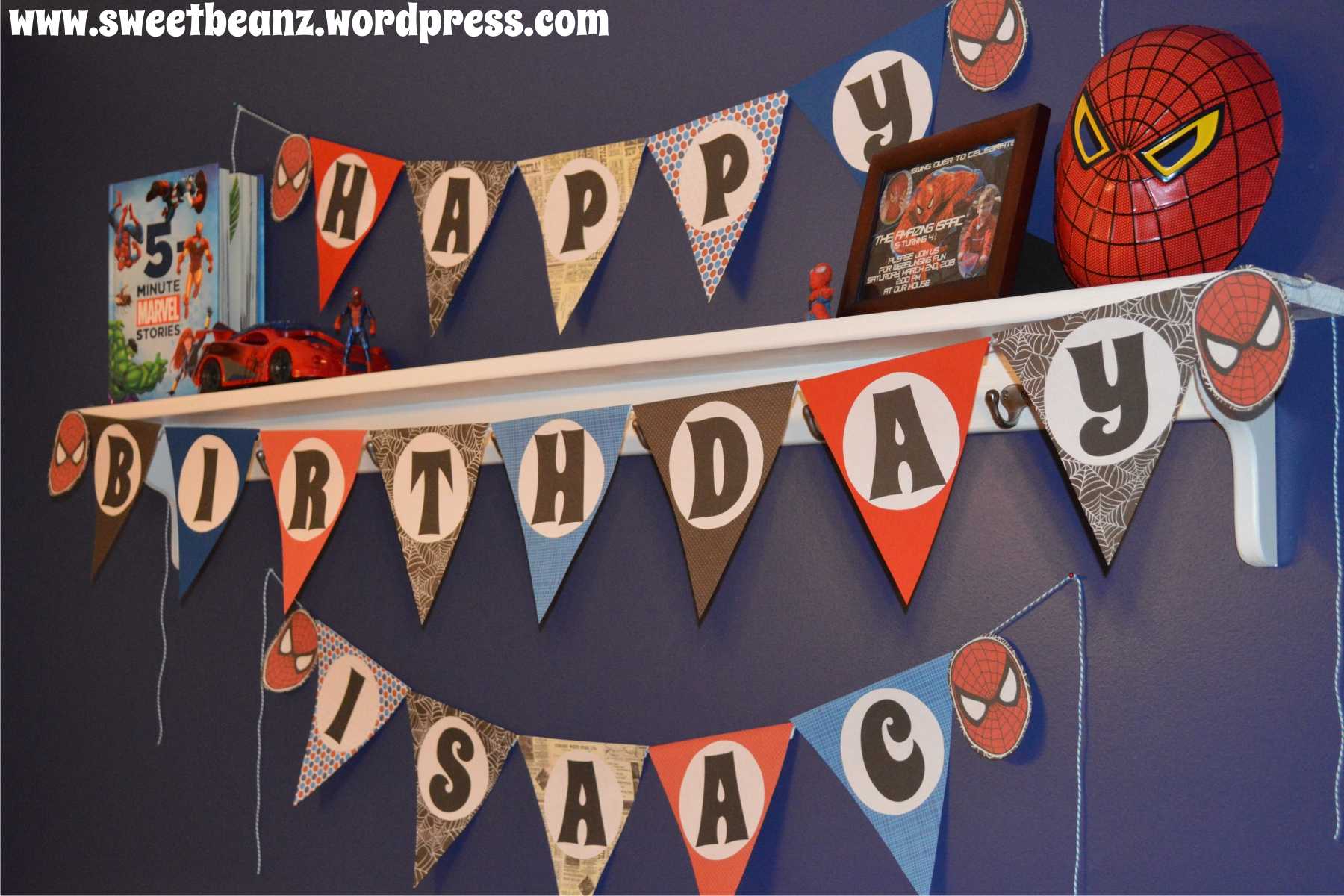 Diy Pennant Banner Template For Your Next Party! | Sweetbeanz Pertaining To Triangle Pennant Banner Template