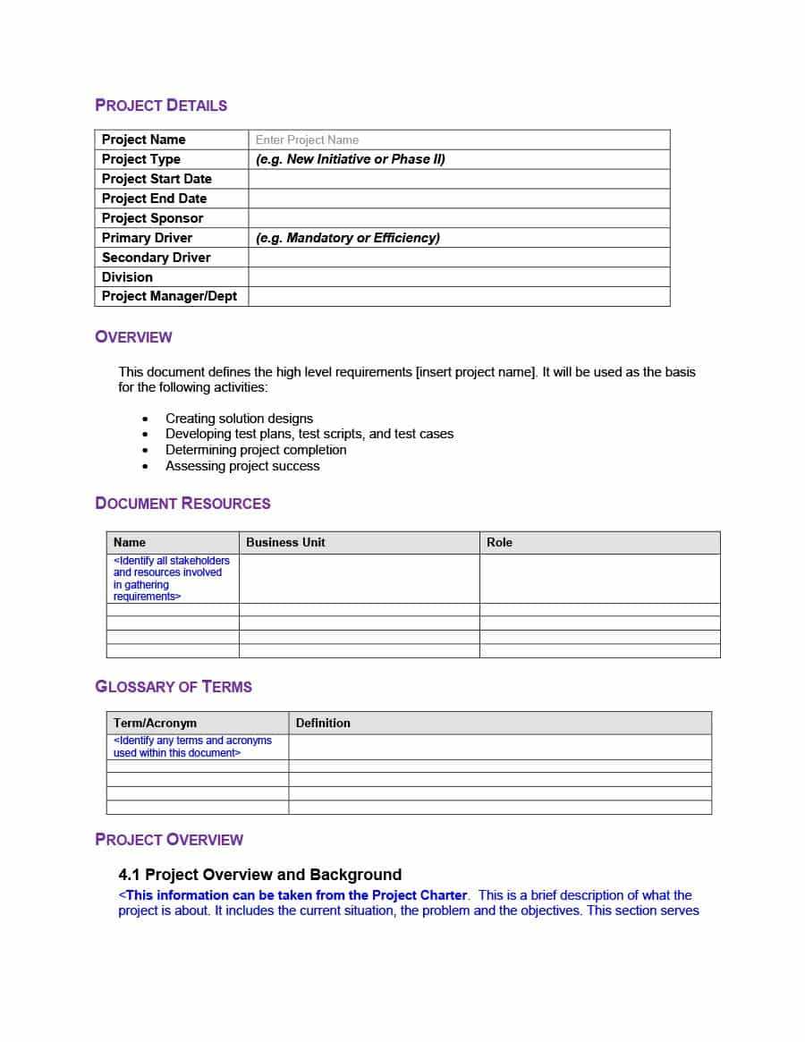 Document Template – Falep.midnightpig.co Inside Product Requirements Document Template Word