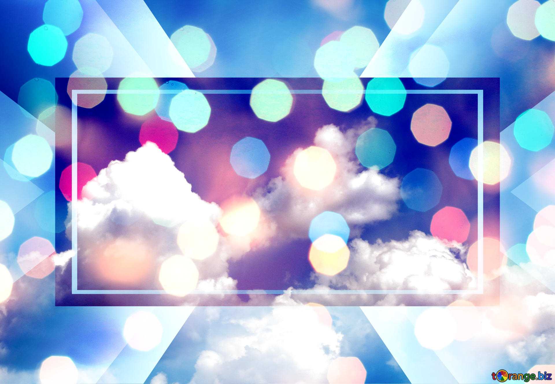 Download Free Picture Sky With Clouds Happy Birthday Card Intended For Free Happy Birthday Banner Templates Download