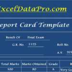 Download School Report Card And Mark Sheet Excel Template Pertaining To Report Card Format Template