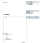 Downloadable Invoice Template Word : Blank Invoice Format For Free Downloadable Invoice Template For Word