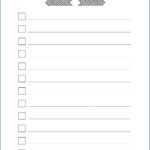 ✓ Free Printable Things To Do List Template | Zitemplate Regarding Blank To Do List Template