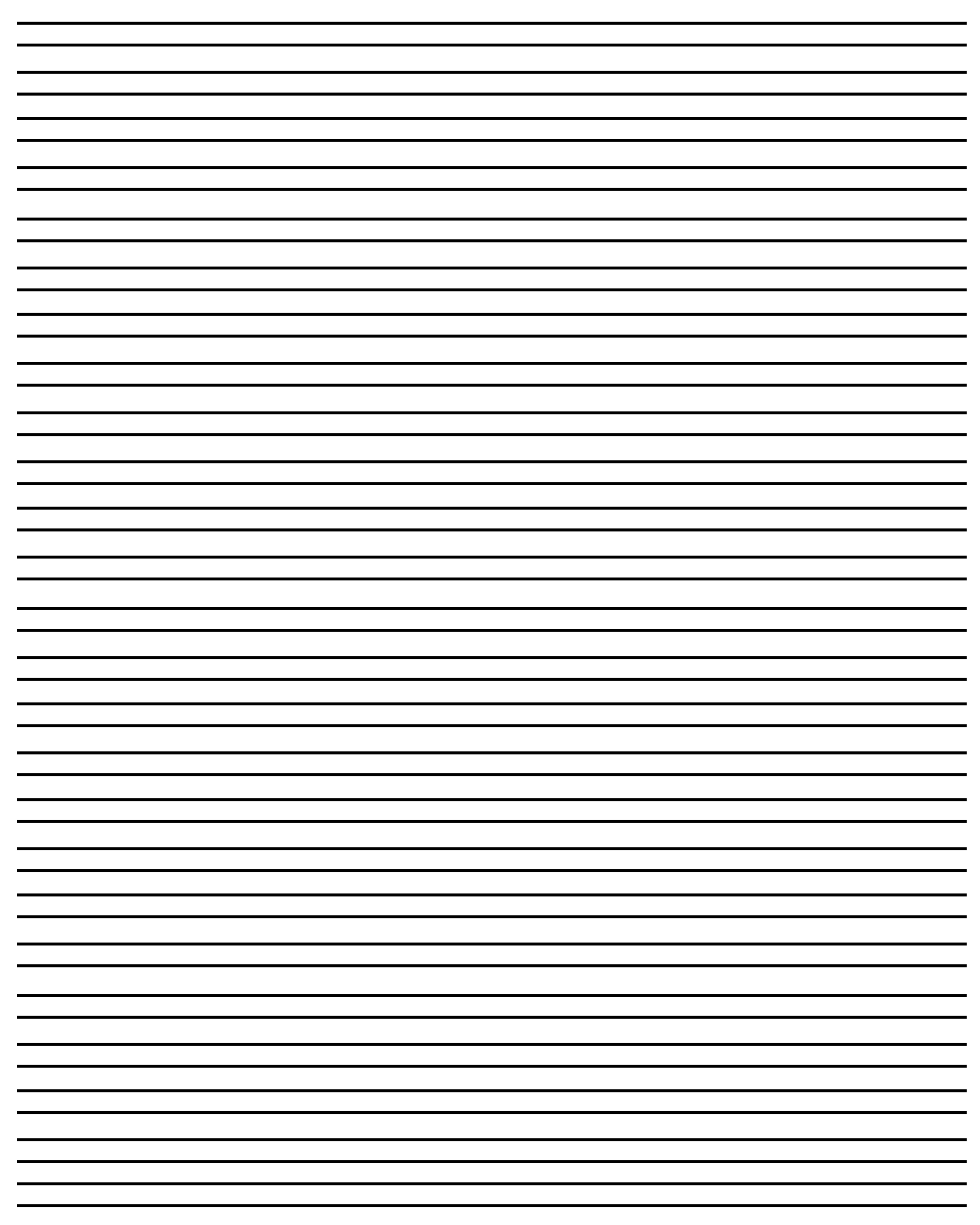 ❤️20+ Free Printable Blank Lined Paper Template In Pdf❤️ Intended For Ruled Paper Template Word