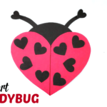 Easy Diy Valentine's Day Ladybug With Free Printable For Blank Ladybug Template