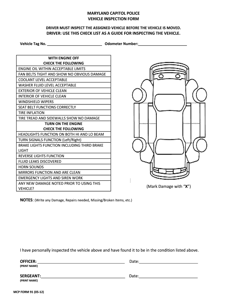 Eb9 Vehicle Damage Report Template | Wiring Library Intended For Vehicle Inspection Report Template