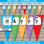 Editable Birthday Banner – Calep.midnightpig.co Pertaining To Free Printable Happy Birthday Banner Templates