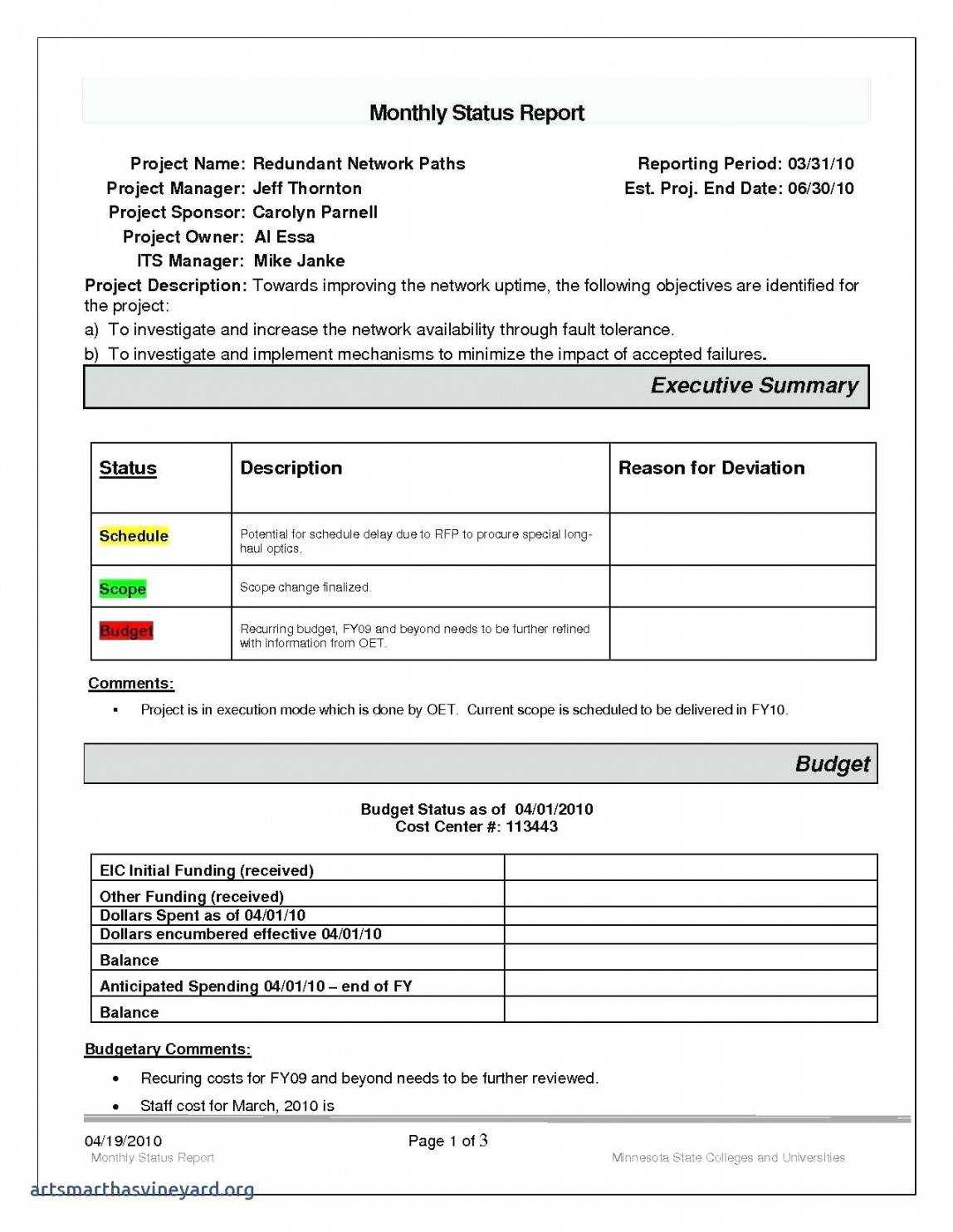 Editable Weekly Progress Report Template Student Pdf Project In State Report Template