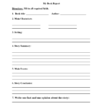 Englishlinx | Book Report Worksheets With Book Report Template High School