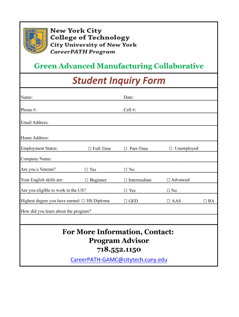 Enquiry Form Format – Fill Out And Sign Printable Pdf Template | Signnow With Enquiry Form Template Word