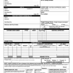 Estes Freight Bill Of Lading – Fill Online, Printable Within Blank Bol Template