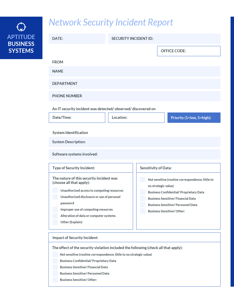 Example Of An Incident Report Form – Falep.midnightpig.co Pertaining To Incident Report Form Template Qld