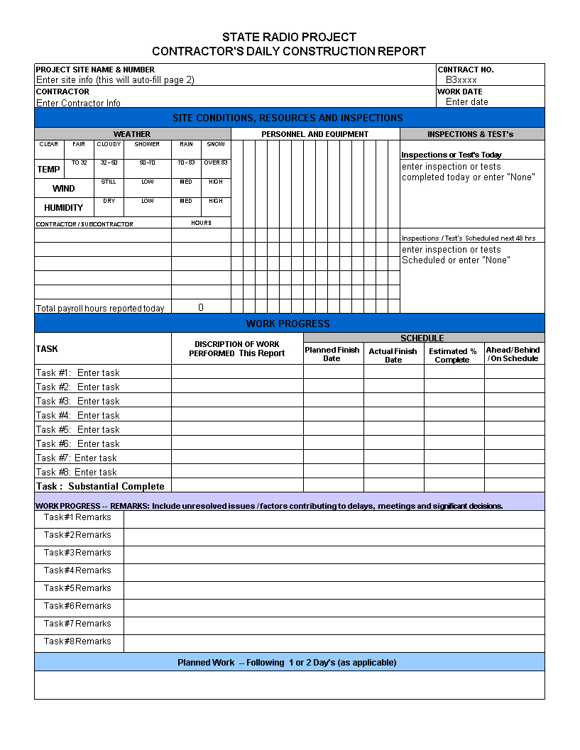 Excel Daily Report | Templates At Allbusinesstemplates Inside Test Summary Report Excel Template
