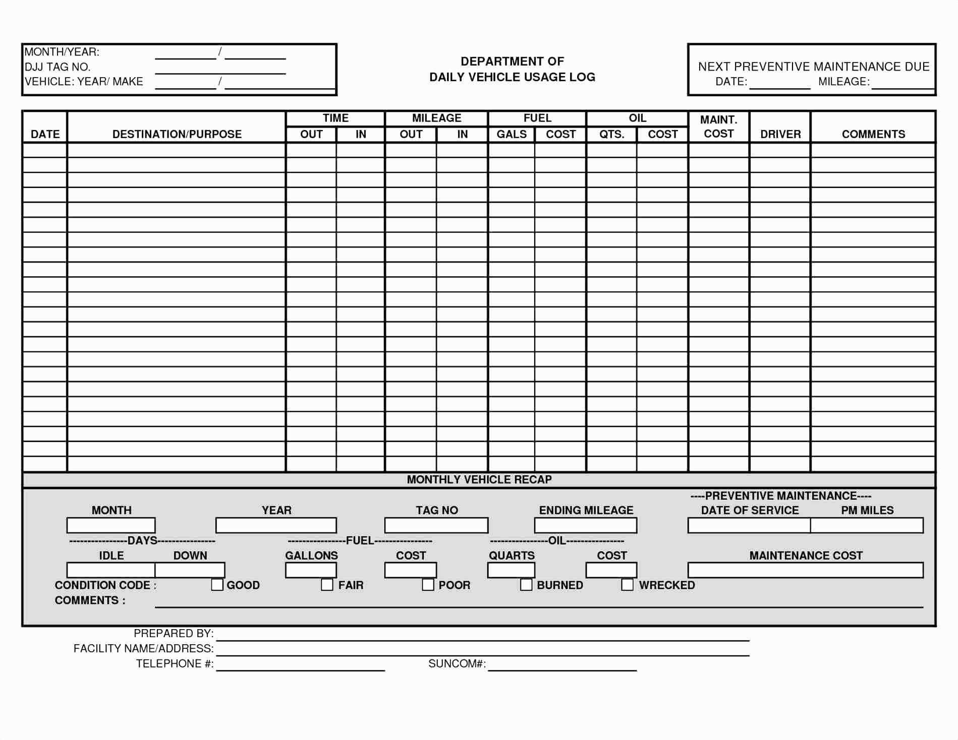 Excel Fleet Services – Dalep.midnightpig.co Throughout Fleet Report Template
