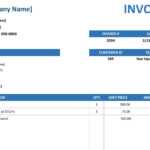 Excel Invoice Template 2010 – Falep.midnightpig.co With Invoice Template Word 2010
