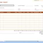 Expense Report Excel Template | Reporting Expenses Excel With Expense Report Spreadsheet Template