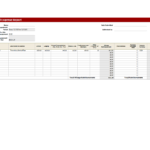 Expense Report Spreadsheet Daily Xls Free Template In Excel Intended For Employee Daily Report Template
