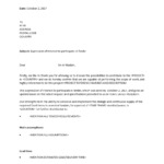 Expression Of Interest Tender Cover Letter | Templates At In Letter Of Interest Template Microsoft Word