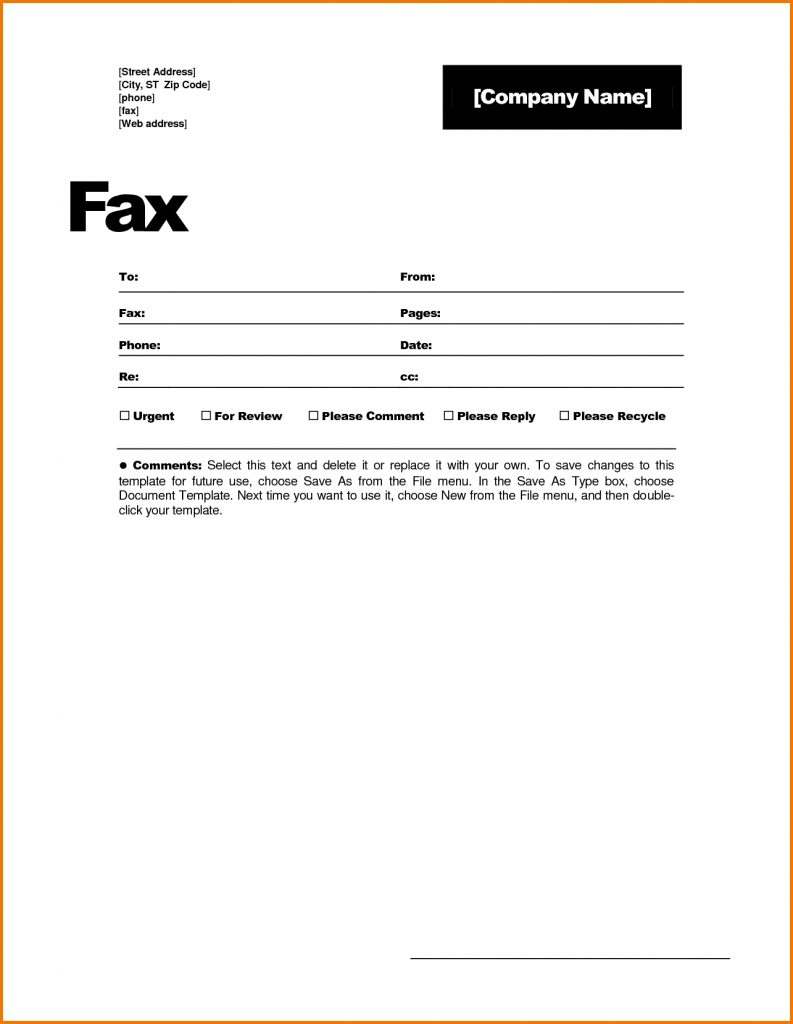 Fax Cover Letter Microsoft – Calep.midnightpig.co Throughout Fax Cover Sheet Template Word 2010