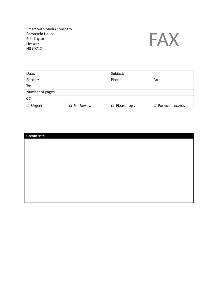Fax Cover Sheet Word Template – Edit, Fill, Sign Online Inside Fax Cover Sheet Template Word 2010
