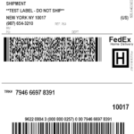 Fedex Ground Return Label in Fedex Label Template Word