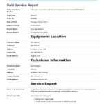 Field Service Report Template – Dalep.midnightpig.co Pertaining To Field Report Template