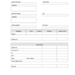 Fillable Pay Stub Pdf – Fill Online, Printable, Fillable Inside Blank Pay Stubs Template