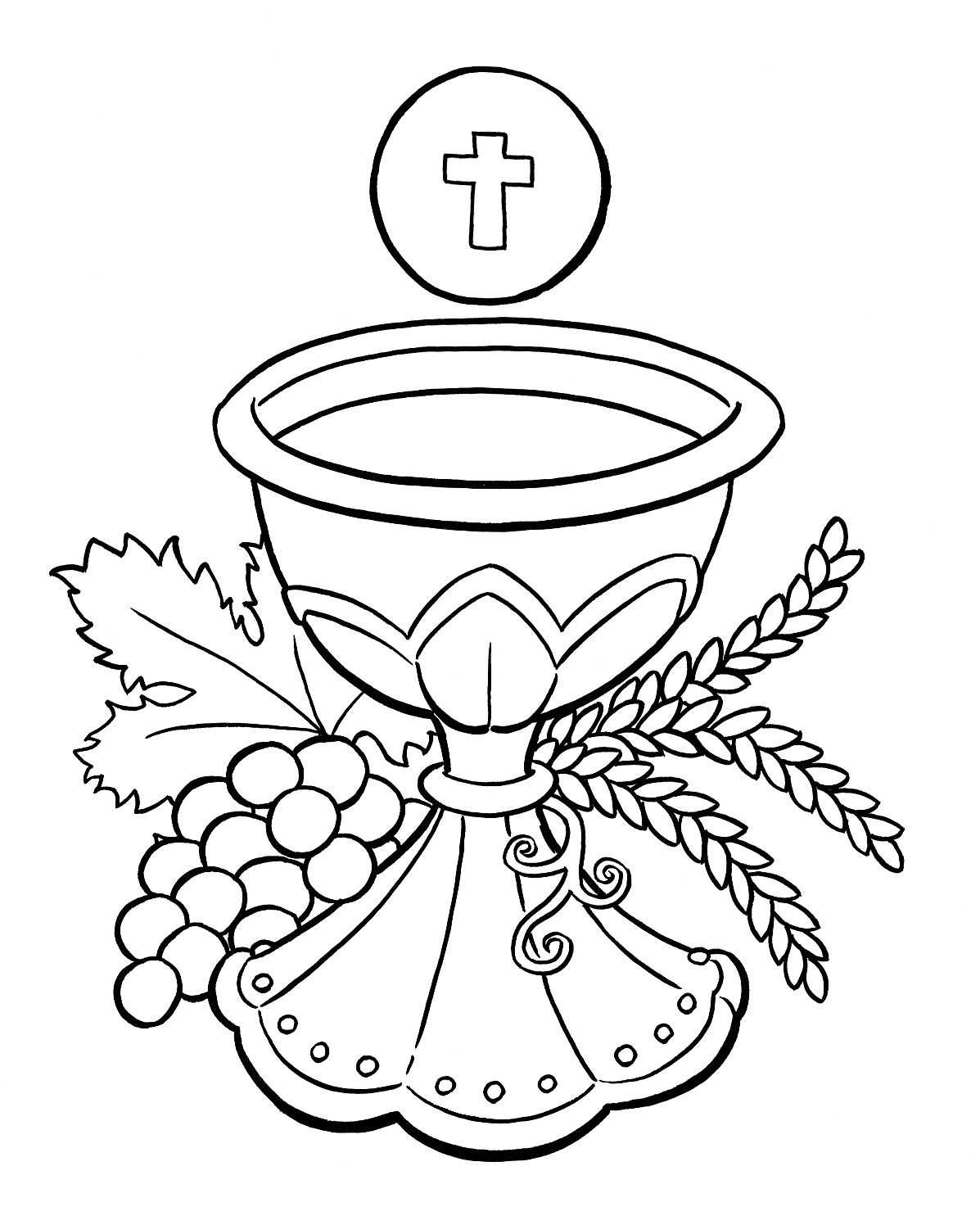 First Communion Coloring Pages At Getdrawings | Free Download With Regard To Free Printable First Communion Banner Templates