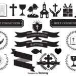 First Communion Free Vector Art – (882 Free Downloads) Regarding First Communion Banner Templates