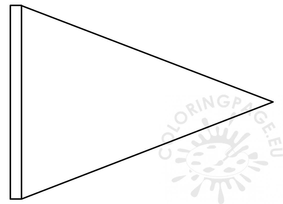 Flag Banner Template - Dalep.midnightpig.co With Triangle Pennant Banner Template