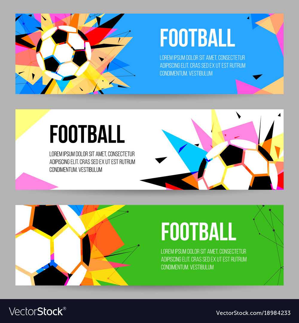 Football Tournament Banner Templates Set Pertaining To Sports Banner Templates