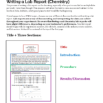 Formal Lab Report Example Chemistry – Docsity Within Chemistry Lab Report Template