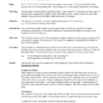 Formal Lab Report Example – Docsity With Regard To Chemistry Lab Report Template