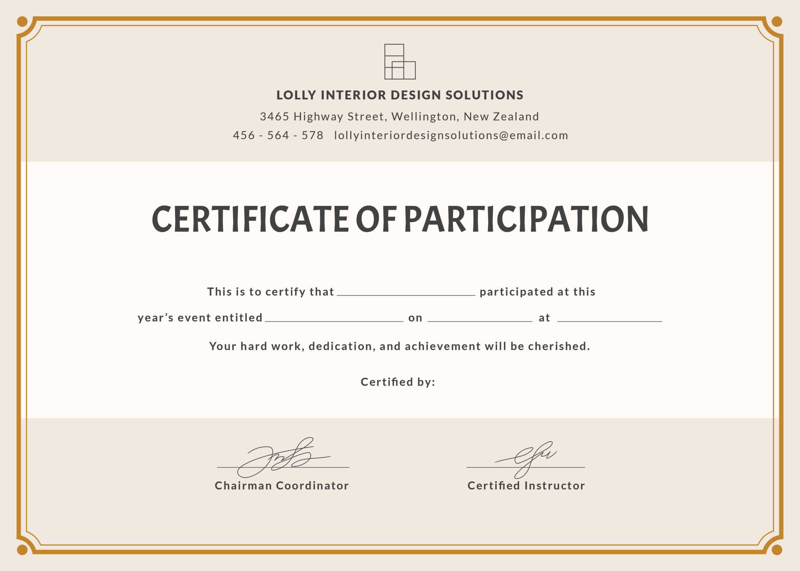 Format For Certificate Of Participation - Falep.midnightpig.co Within Certificate Of Participation Template Word