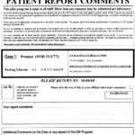 Format Of A Typical Case Report Sent To Participants In The Inside Patient Report Form Template Download