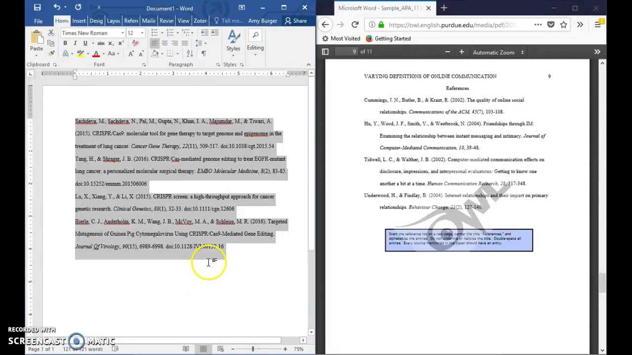 Formatting A References Page In Apa 6Th Edition Format (Current For 2018  2019) ~ Updated Throughout Word Apa Template 6Th Edition