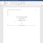 Formatting In Word – Apa @ Sullivan University – Research With Apa Format Template Word 2013