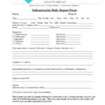 Free 14+ Daily Report Forms In Pdf | Ms Word Throughout Superintendent Daily Report Template
