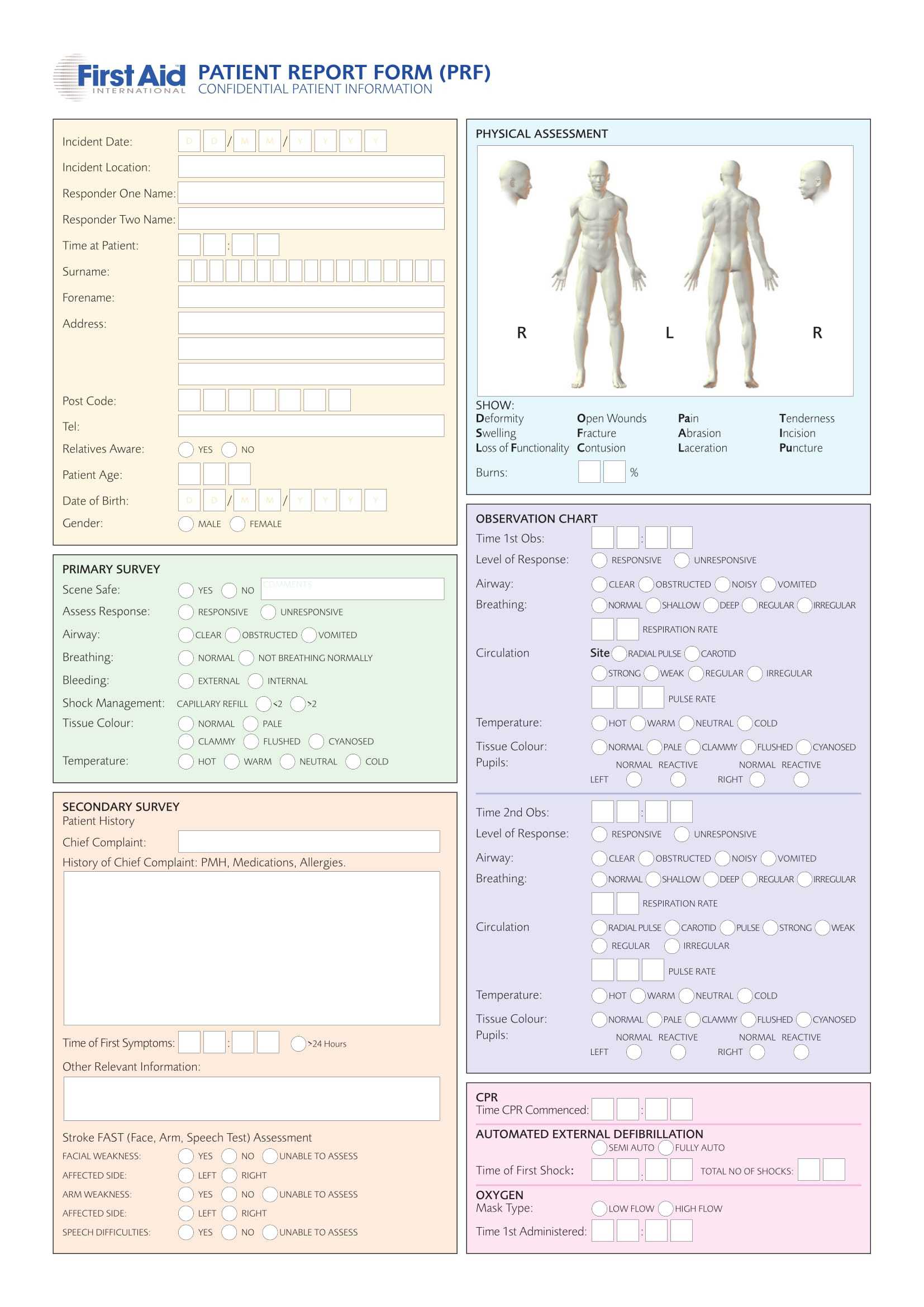 Free 14+ Patient Report Forms In Pdf | Ms Word Pertaining To Patient Report Form Template Download
