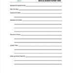 Free 7+ Medical Report Forms In Pdf | Ms Word With Incident Report Form Template Word