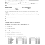 Free Babysitter Contract Template – Samples – Word | Pdf Inside Nanny Contract Template Word