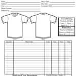 Free Bill Of Lading Forms Templates A Template Lab Blank Regarding Blank T Shirt Order Form Template