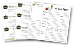 Free Book Report For Kids throughout Second Grade Book Report Template