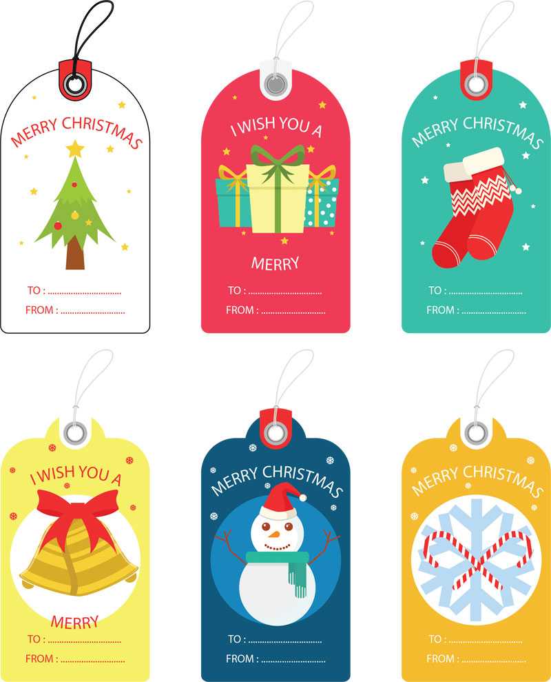 Free Christmas Gift Tag Templates - Editable & Printable Intended For Free Gift Tag Templates For Word